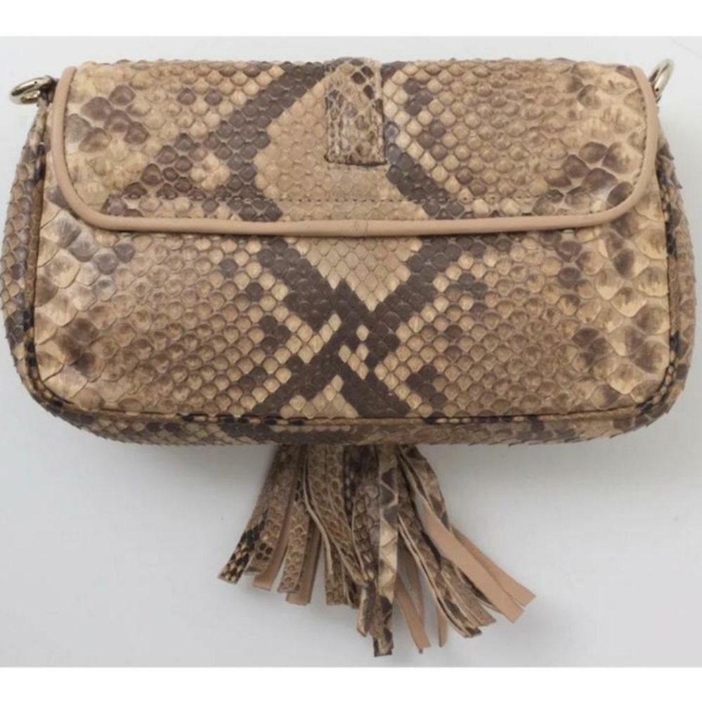 Gucci Marrakech Python Chain Shoulder Bag - image 4